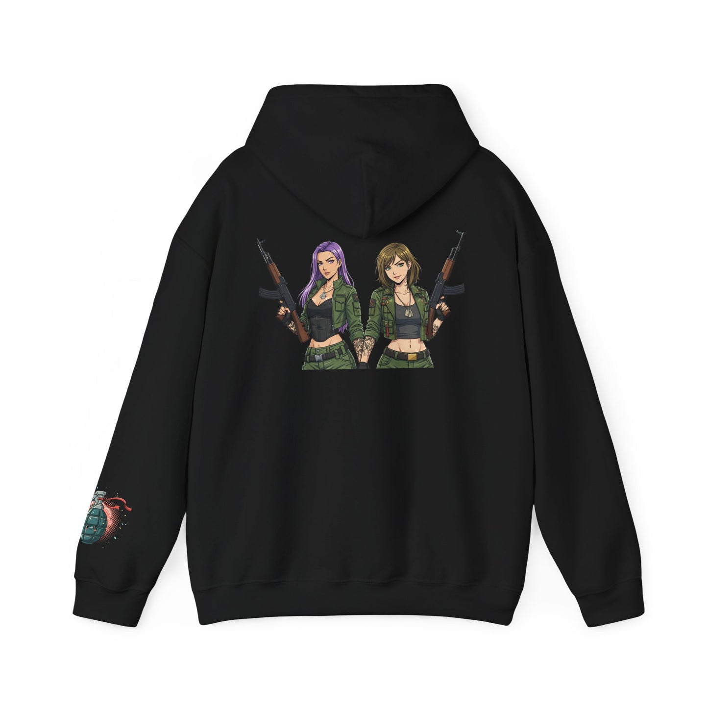 Armed Girls Graphic  Tactical Art Sweatshirt