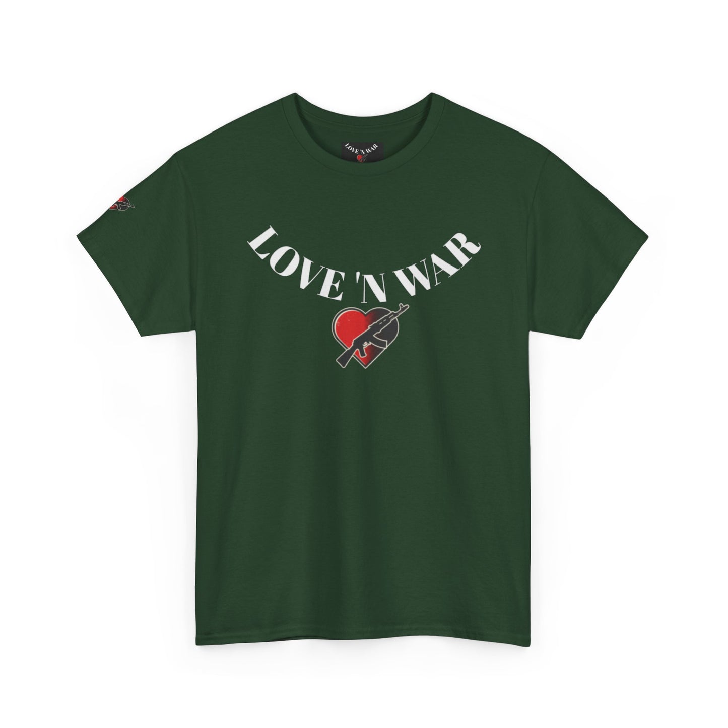Love 'N War Cupid Tee — Vintage Heart Graphic T-Shirt