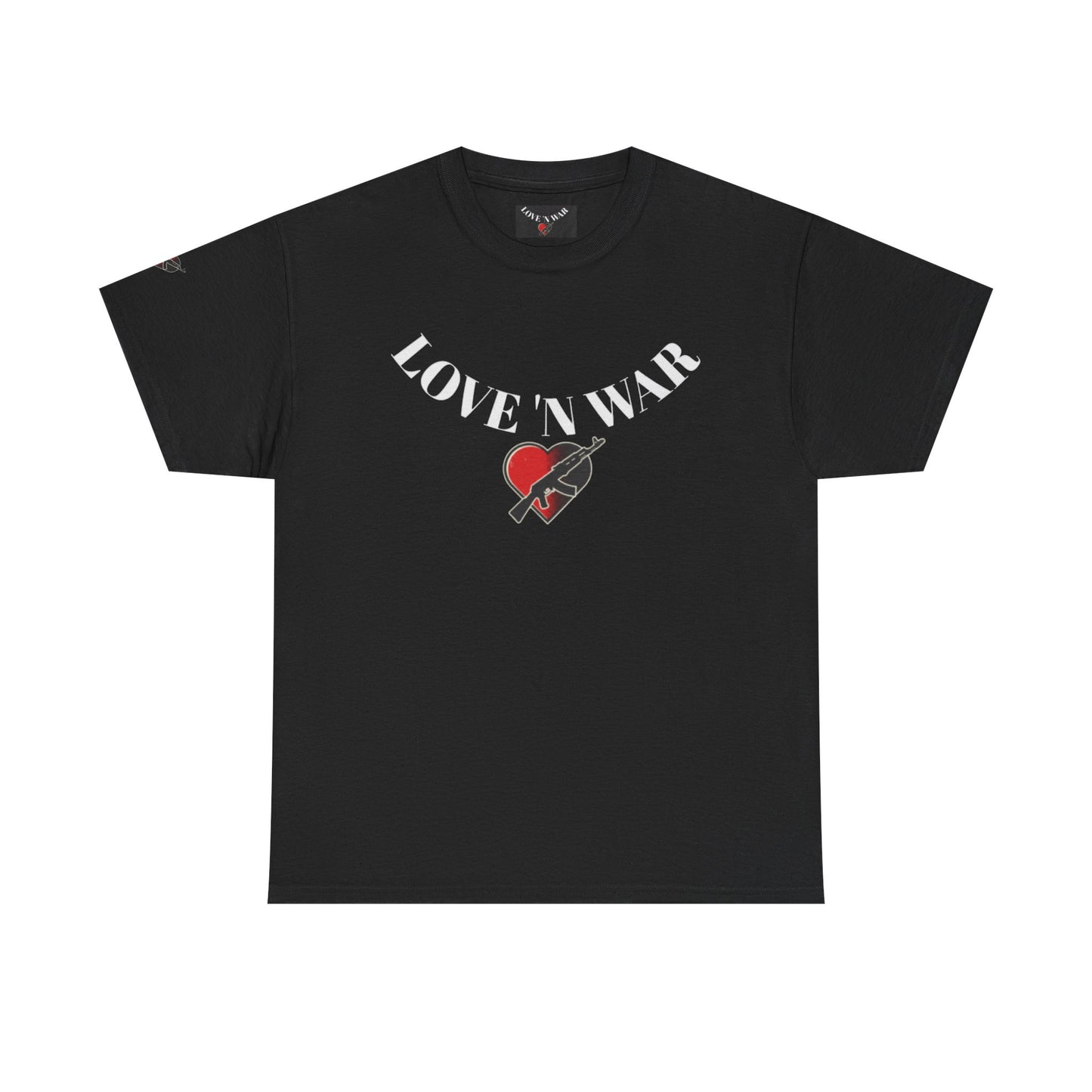 Love 'N War Cupid Tee — Vintage Heart Graphic T-Shirt