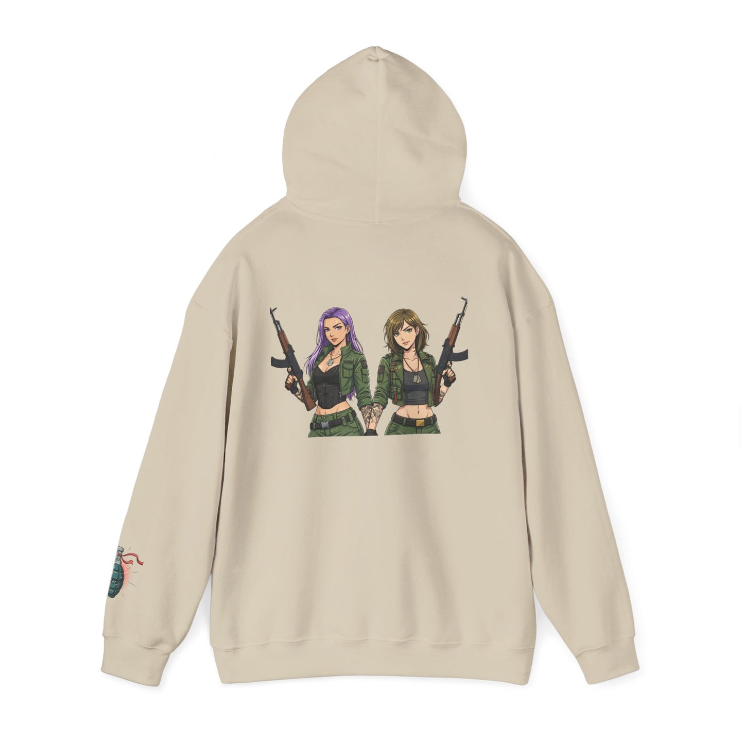 Armed Girls Graphic  Tactical Art Sweatshirt