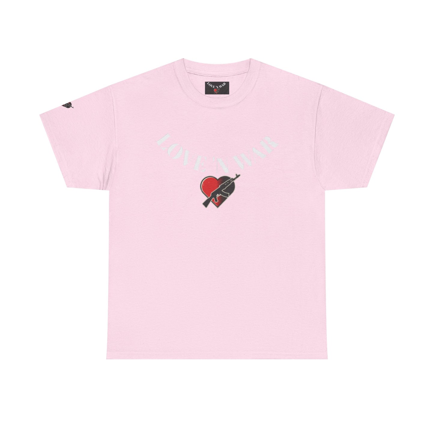Love 'N War Cupid Tee — Vintage Heart Graphic T-Shirt