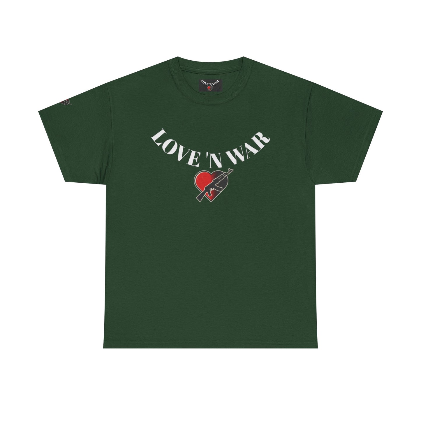 Love 'N War Cupid Tee — Vintage Heart Graphic T-Shirt