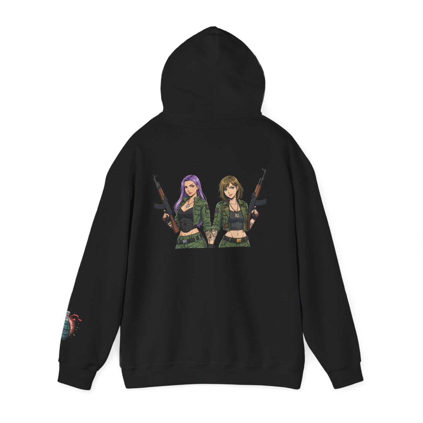 Armed Girls Graphic  Tactical Art Sweatshirt