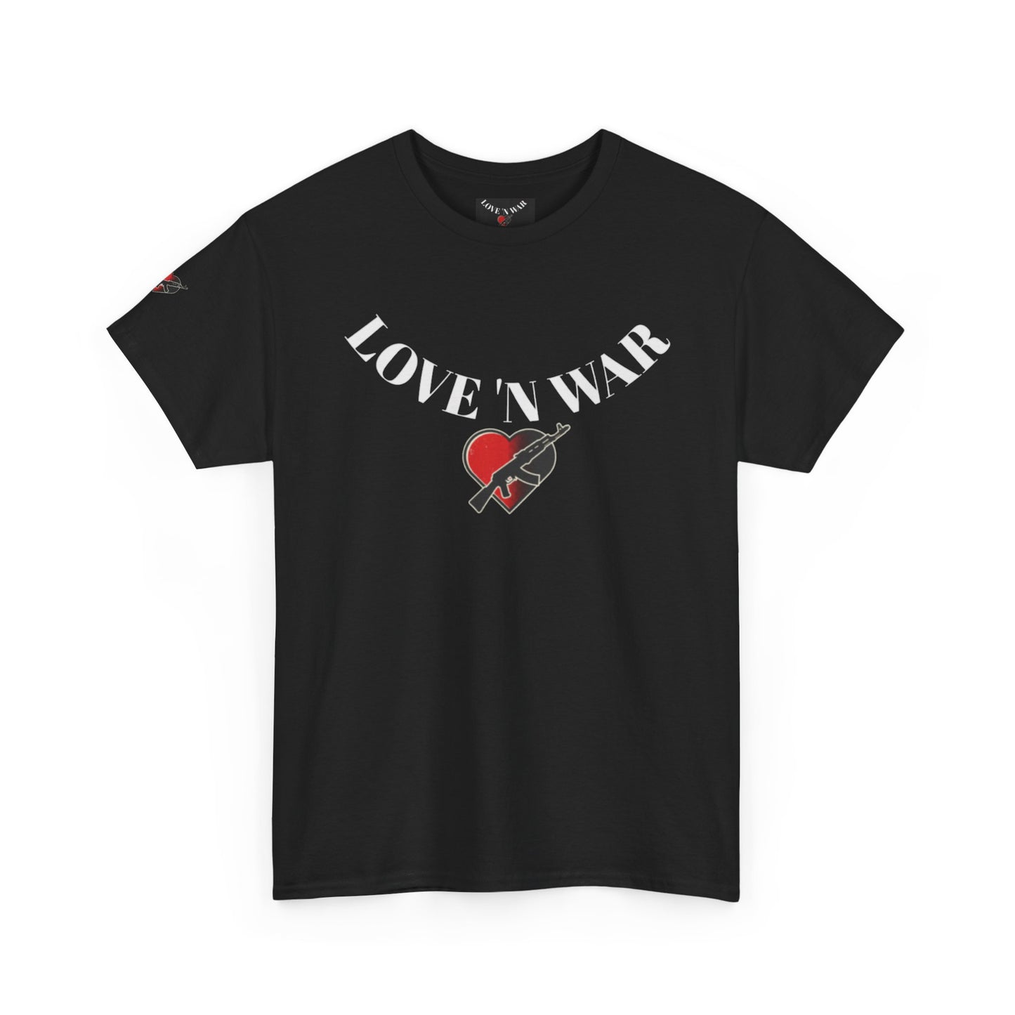 Love 'N War Cupid Tee — Vintage Heart Graphic T-Shirt