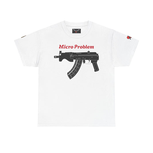 Micro Problem Rifle Graphic Tee - Military AK-Style Gun T-Shirt