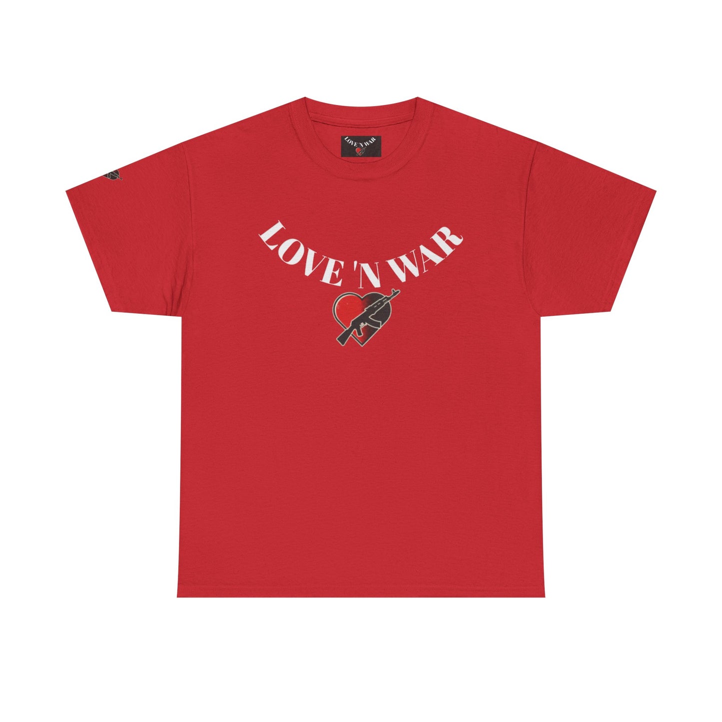 Love 'N War Cupid Tee — Vintage Heart Graphic T-Shirt