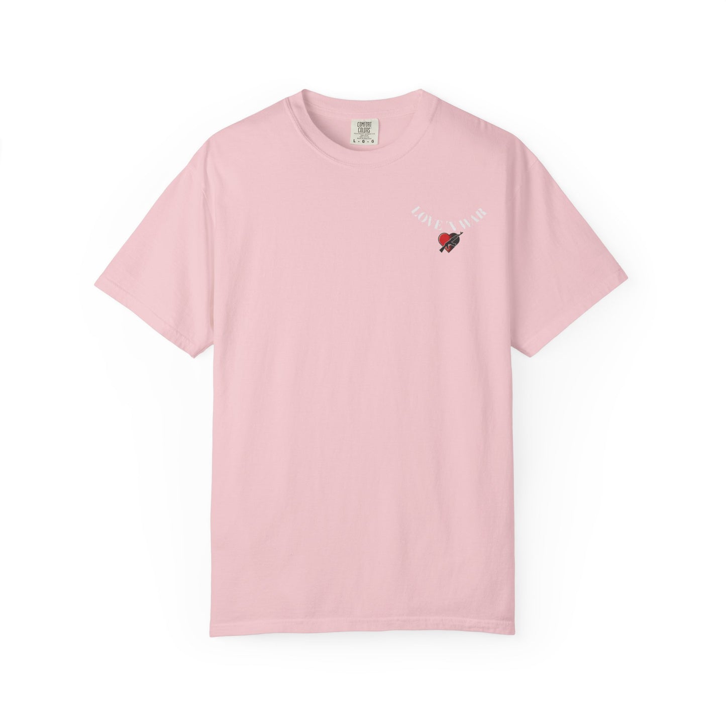 T-Shirt — Grim Reaper Rifle Graphic with 'Love + War' Chest Accent