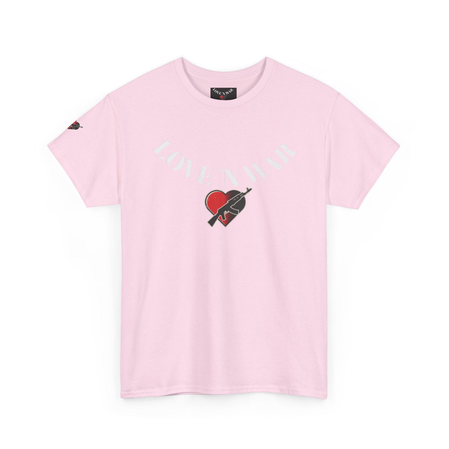 Love 'N War Cupid Tee — Vintage Heart Graphic T-Shirt
