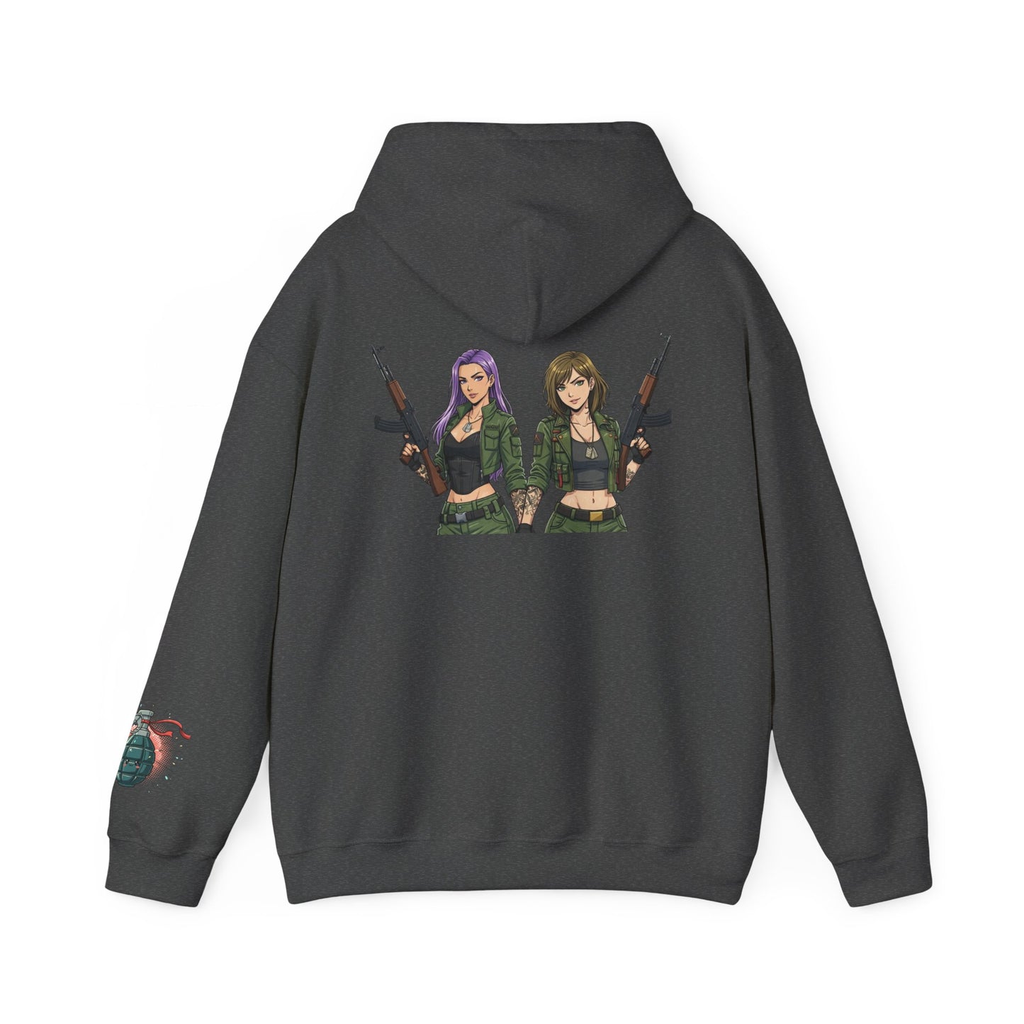 Armed Girls Graphic  Tactical Art Sweatshirt
